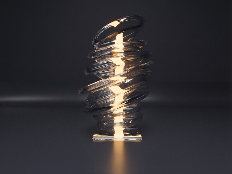 Лампа "Стеклянный шторм"