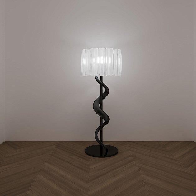 Торшер "Цветок у кратера"