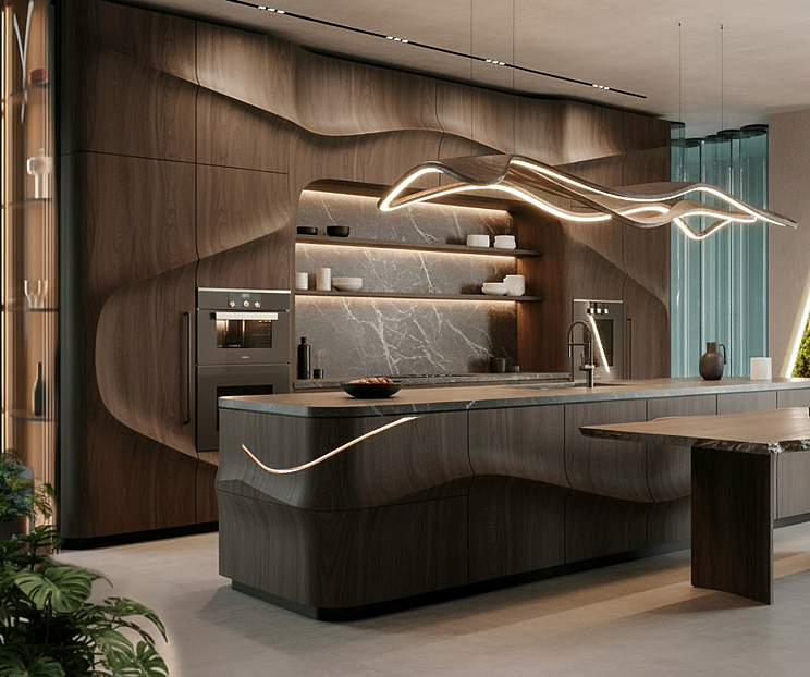 Концепция фасада кухни